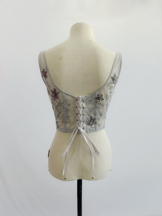 Muestra Corset Júpiter plata Talla 10-12