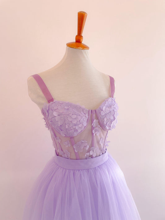 Set bustier Vanessa y falda - Georgina Chávez