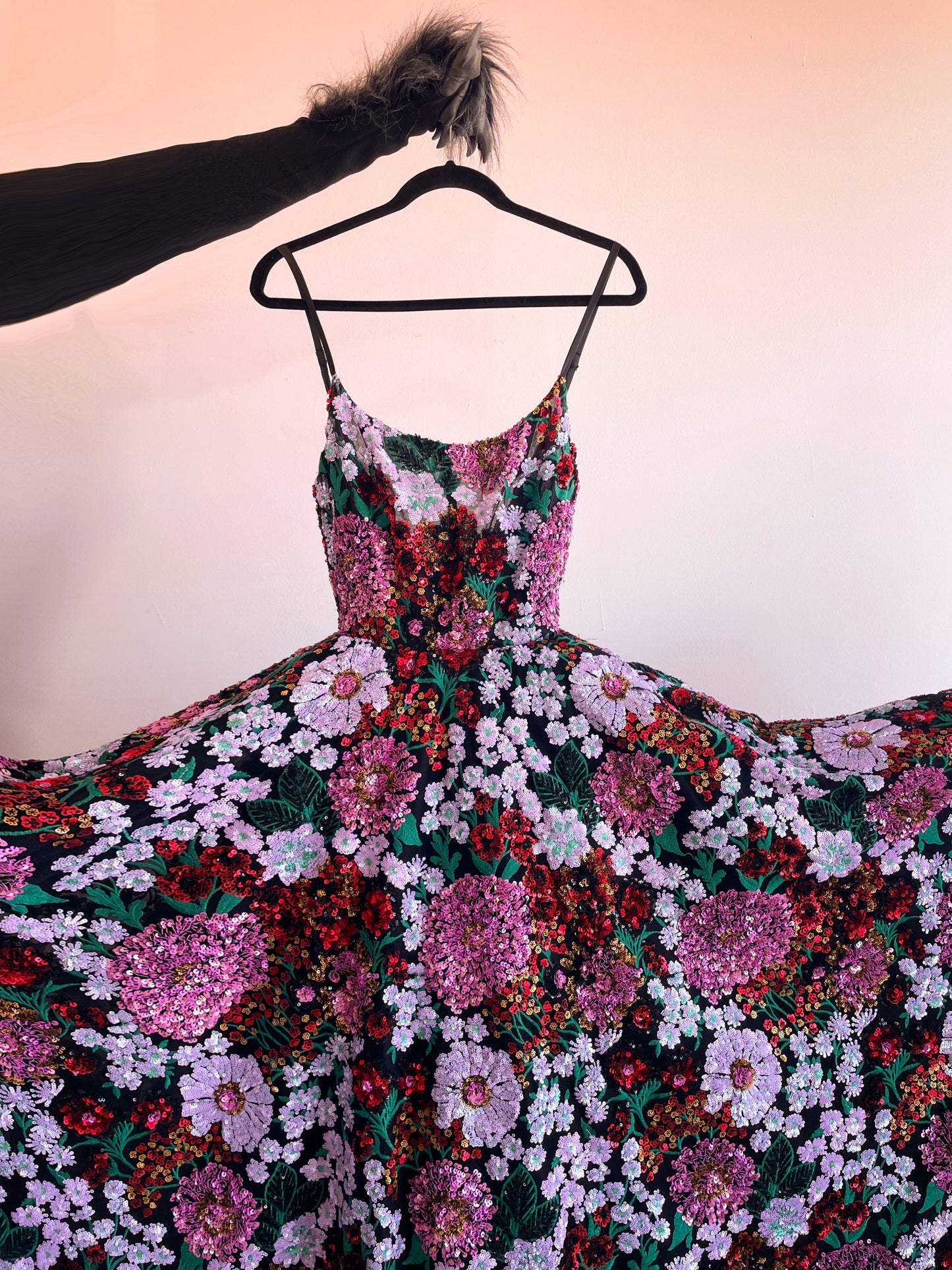 Vestido Catrina Dalias (Made to order)
