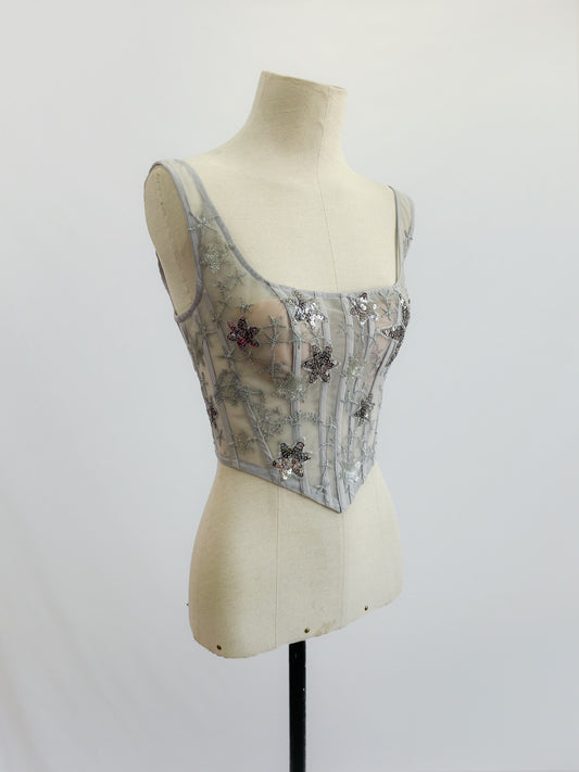 Muestra Corset Júpiter plata Talla 10-12