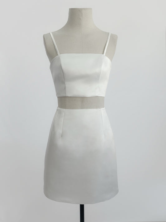 Set Top y Falda Clavel Corta