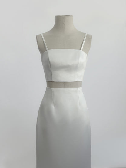 Set Top y Falda Clavel Larga