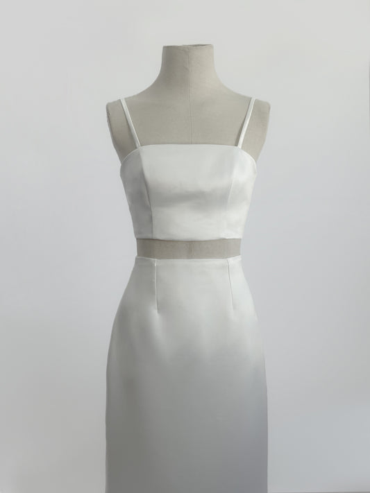 Set Top y Falda Clavel Larga