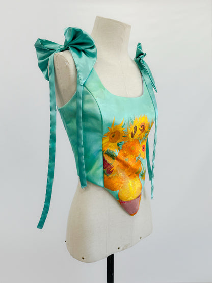 Poliana Sunflowers Corset (made to order)