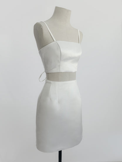 Set Top y Falda Clavel Corta