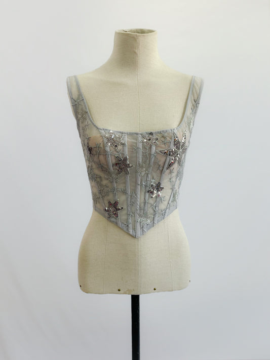 Muestra Corset Júpiter plata Talla 10-12