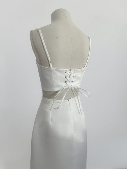 Set Top y Falda Clavel Larga