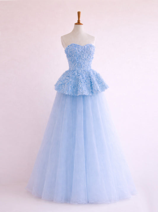 Vestido de hortensias