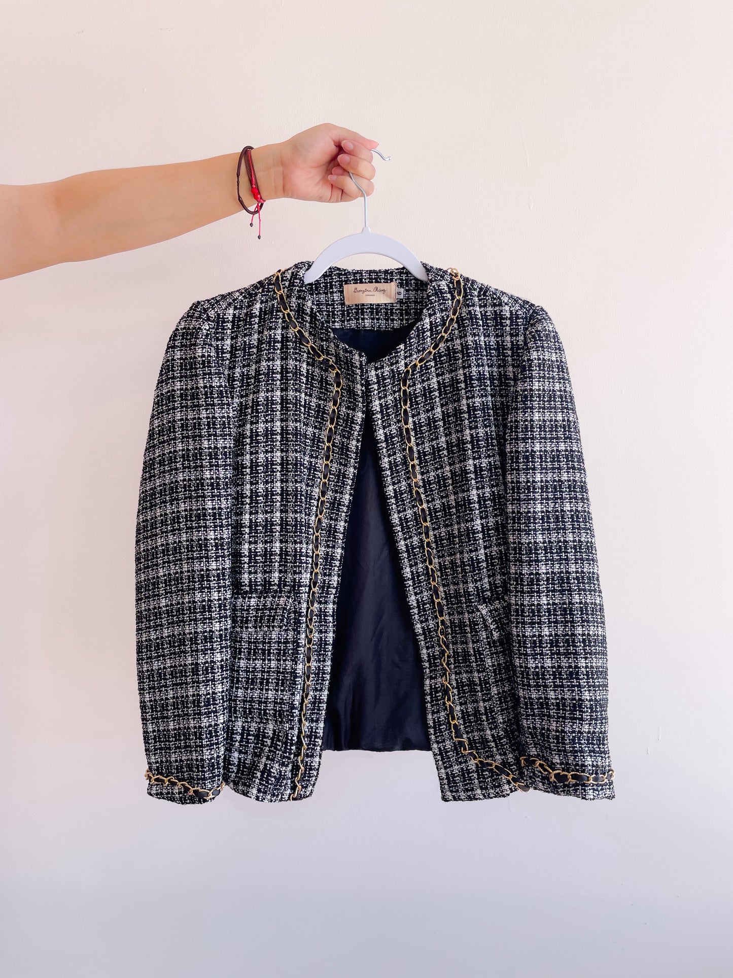 Tweed jacket sample