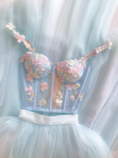 Bustier de Hortensias