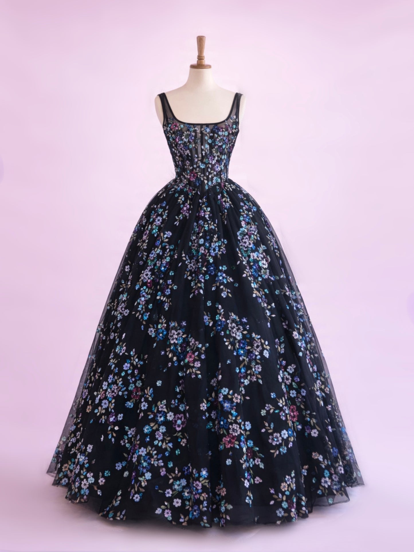 Vestido Gregoria Negro Frío