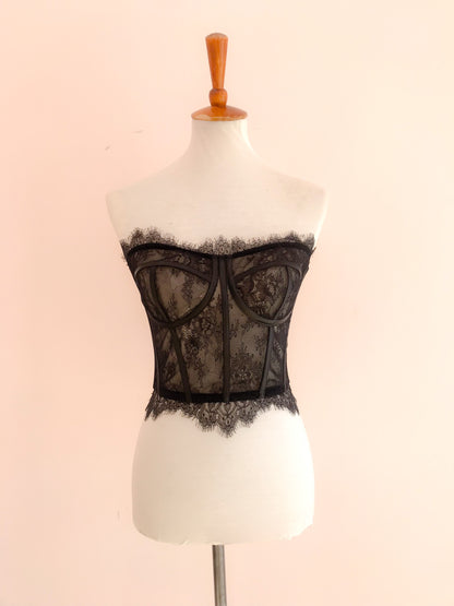 Muestra Bustier Lilith negro talla 4-6
