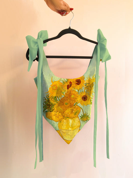 Corset Poliana Girasoles (made to order)