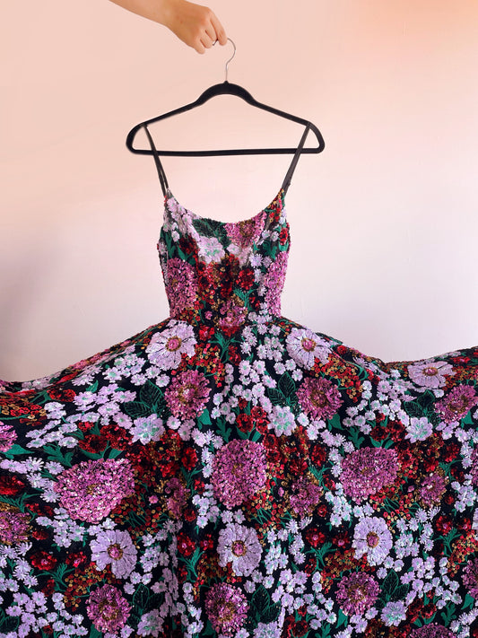 Vestido Catrina Dalias