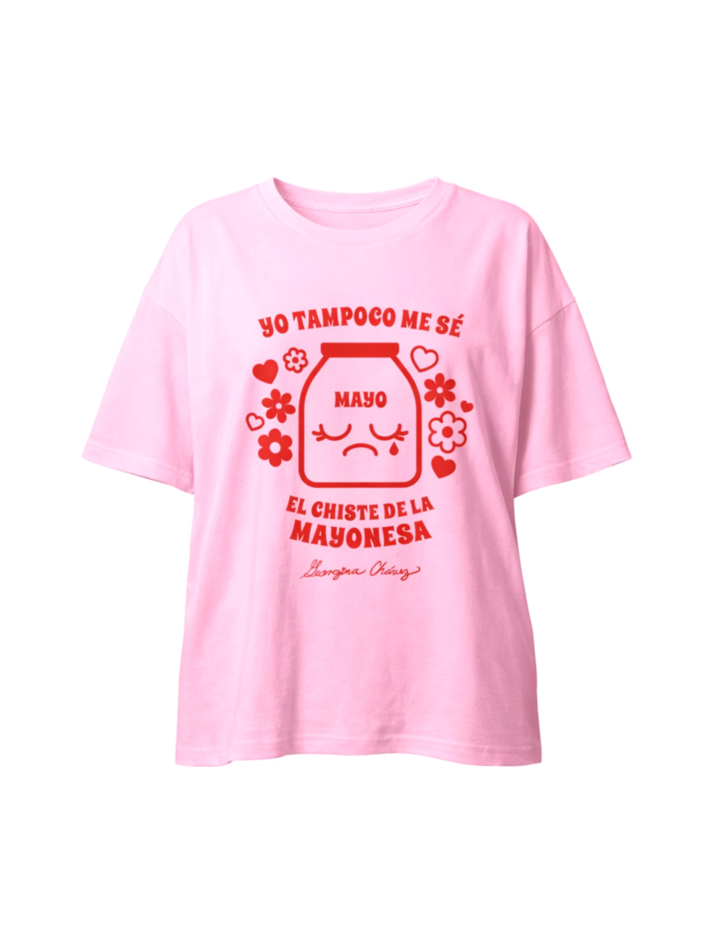 T-shirt Thanks is a mess