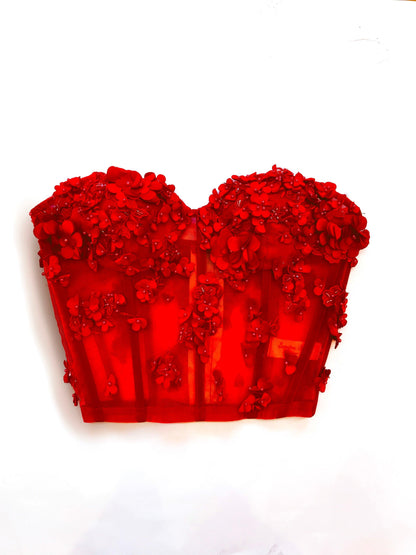 Bustier de Flores 3D - Georgina Chávez